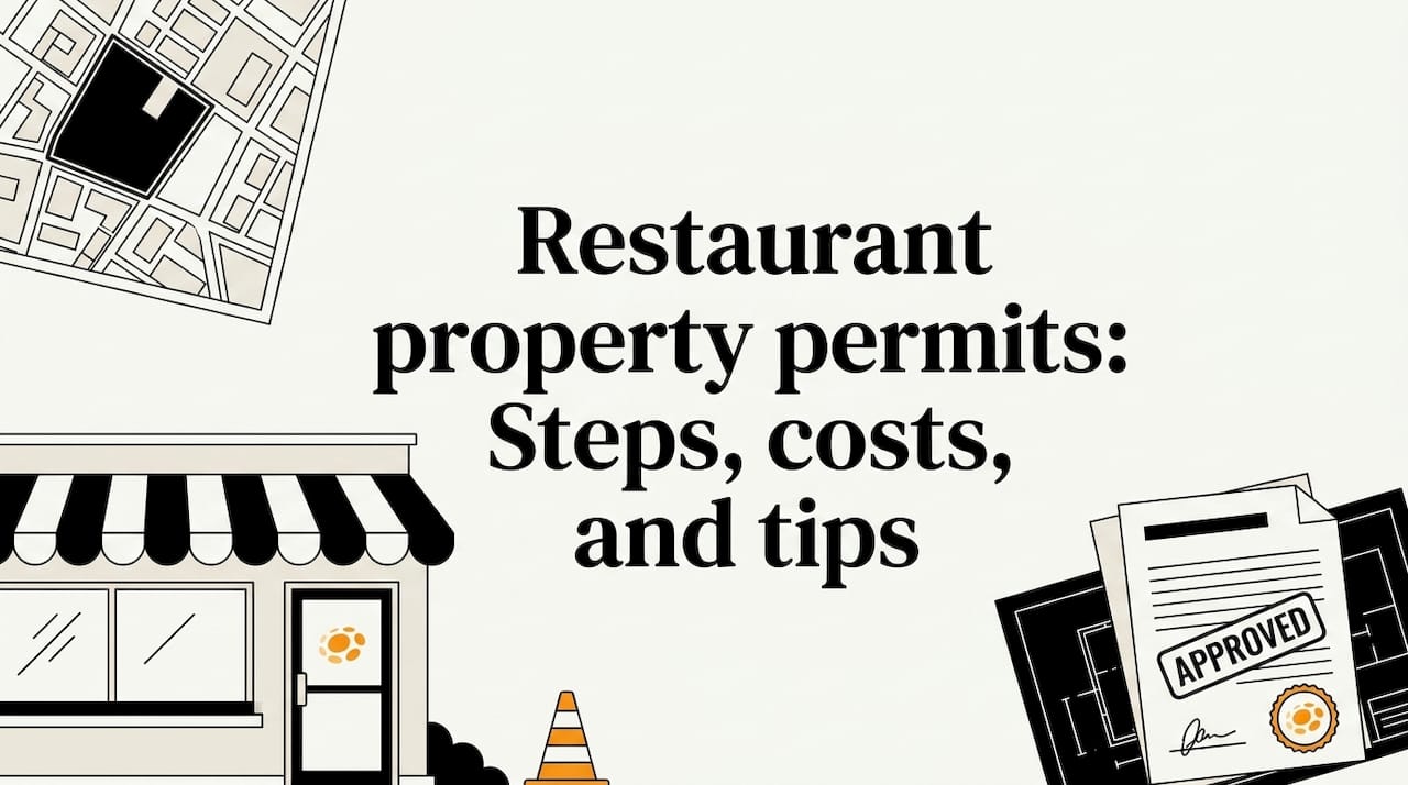 Restaurant property permits: Steps, costs, and tips